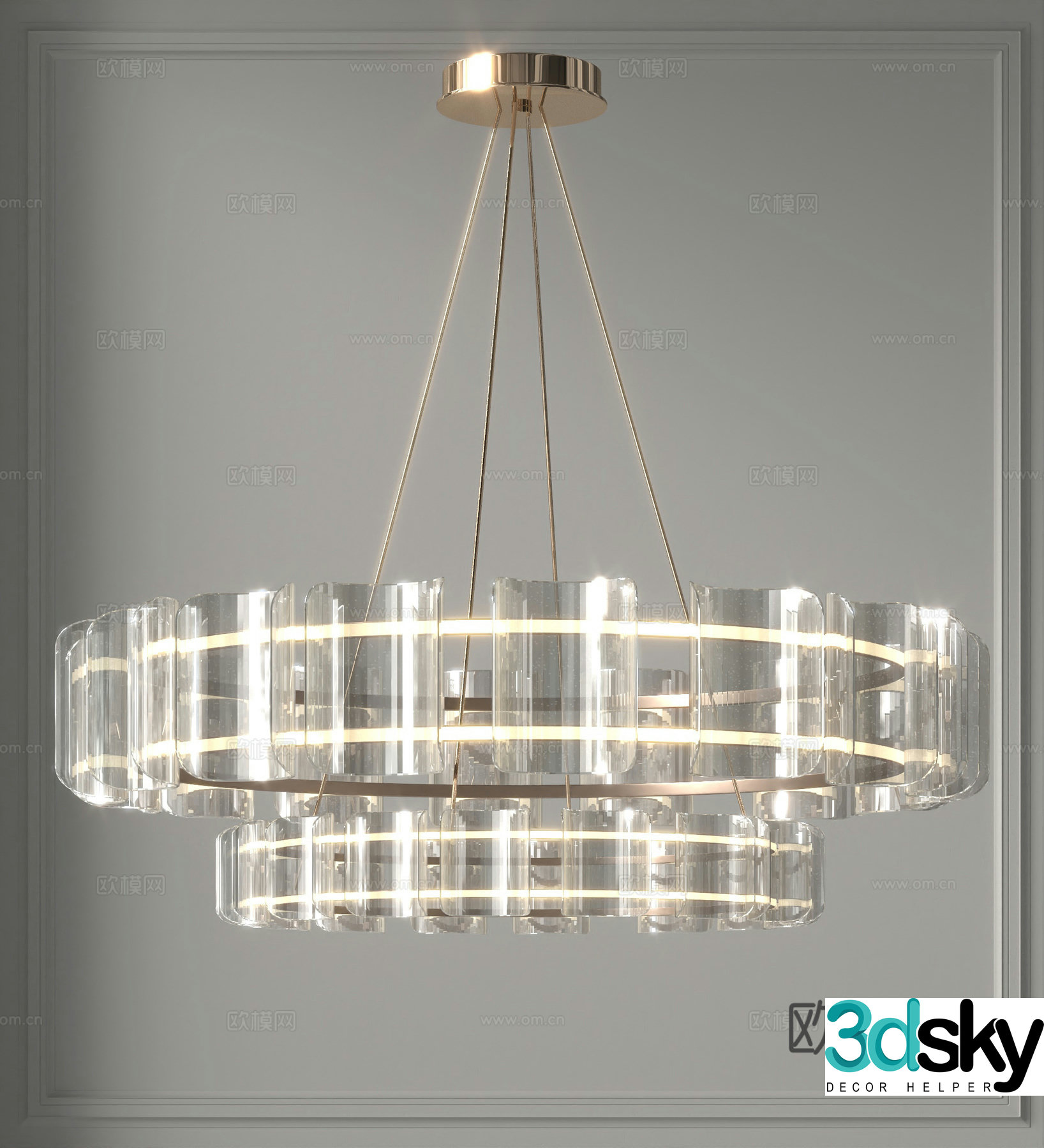 Lamps Chandelier Lighting Decorative Lights 3D Model