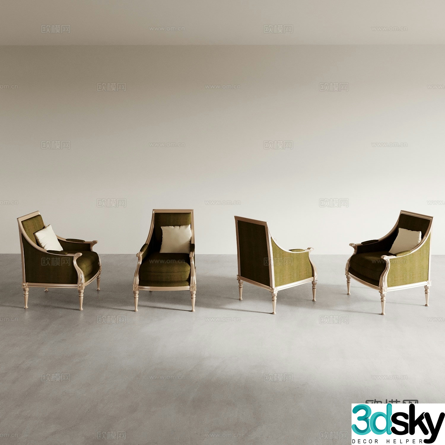Single sofa casual sofa coffee sofa leather sofa restaurant sofa lobby sofa wine 3d model