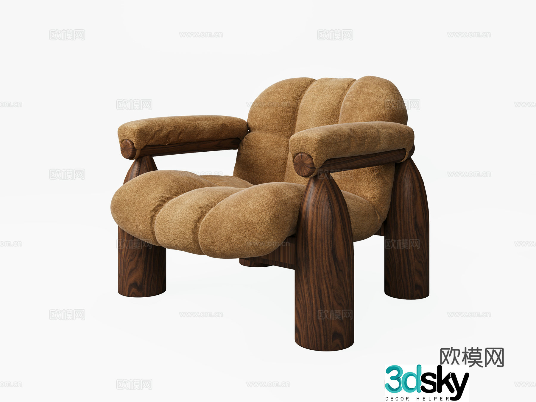Casual sofa 3d model