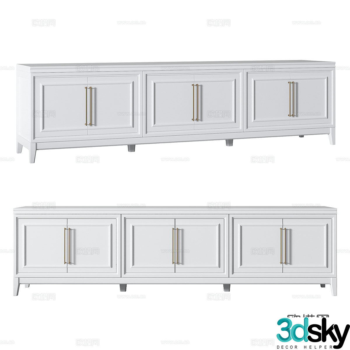 Modern TV cabinet 3d model