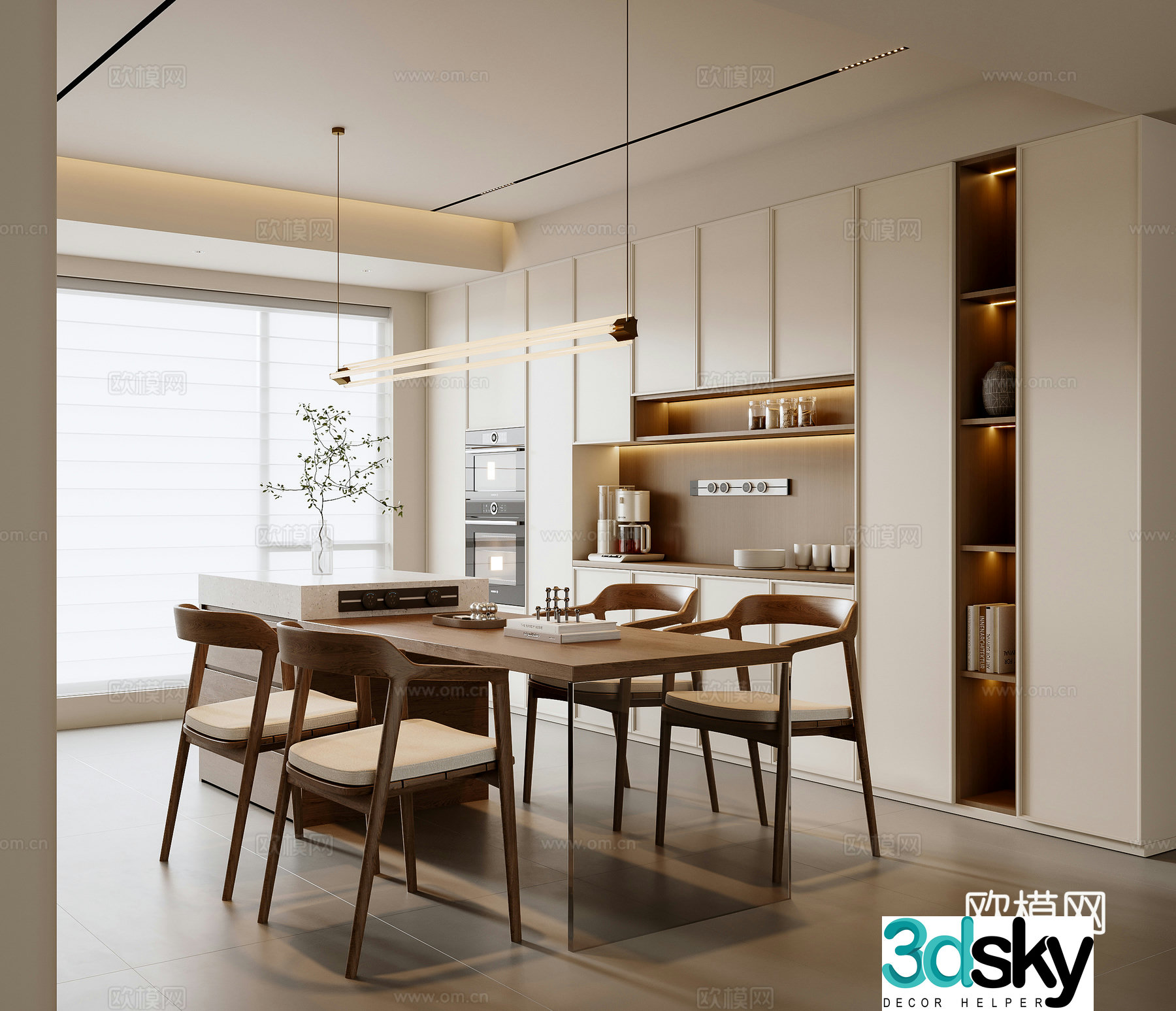 New Chinese restaurant 3D model