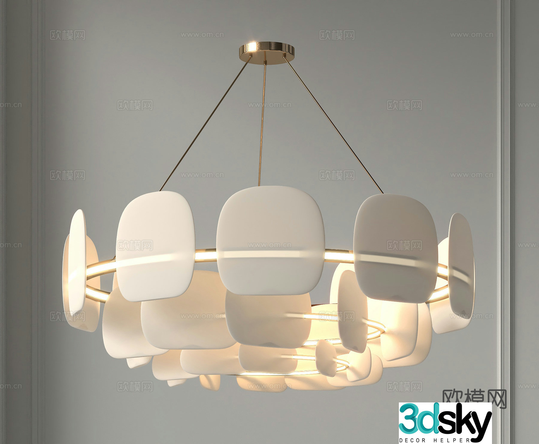 Lamps Chandelier Lighting Decorative Lights 3D Model