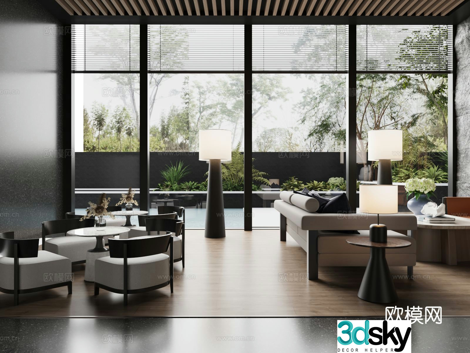 Modern Sales Office Sales Office Negotiation Office 3D Model