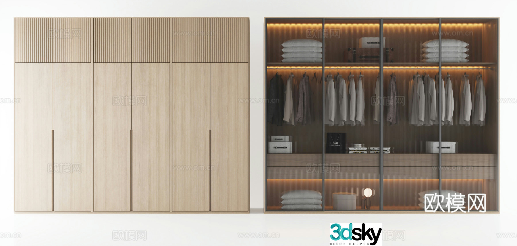 Wardrobe cabinet 3d model