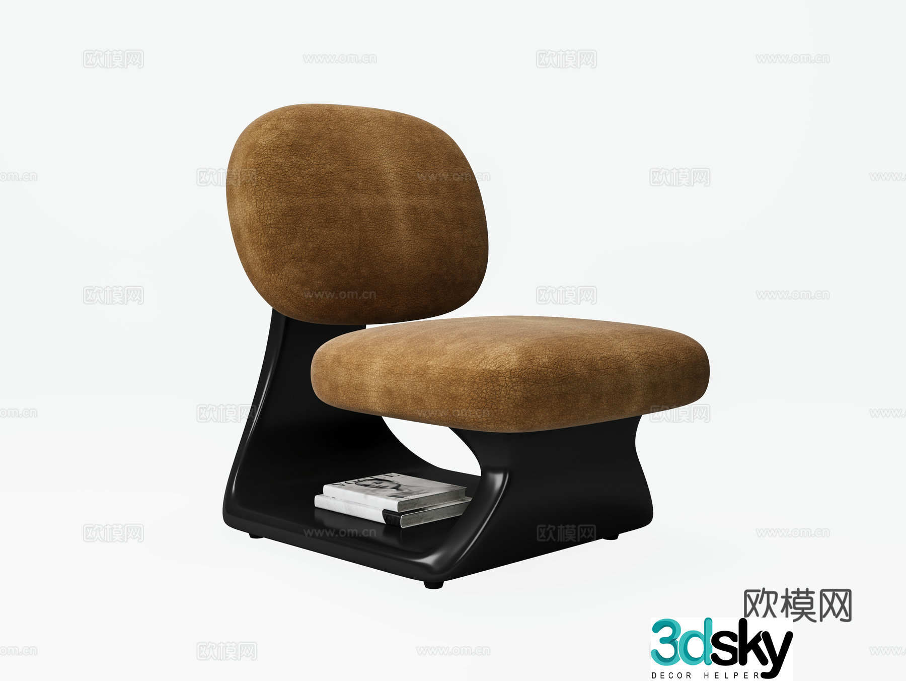 Single sofa 3d model