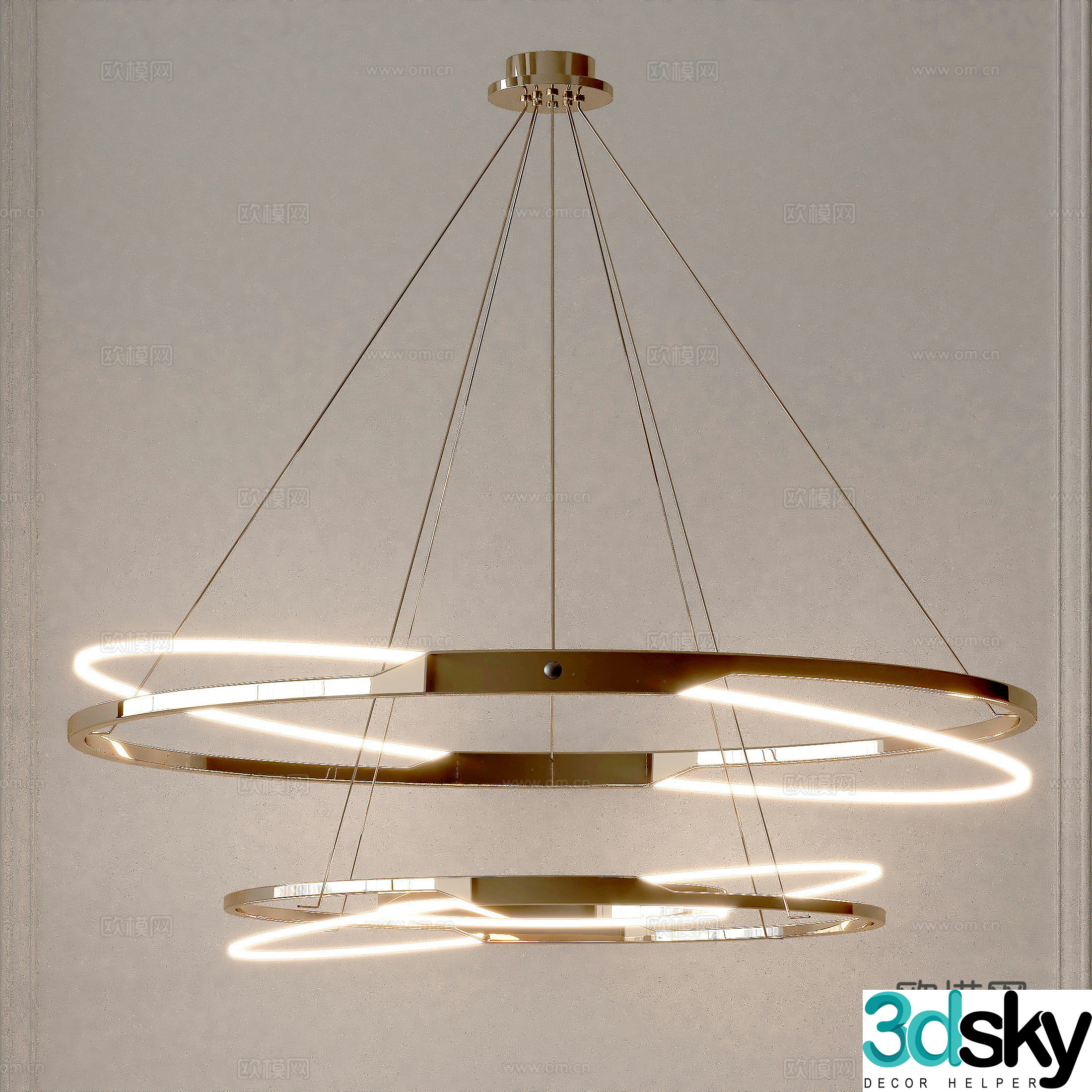 Lamps Chandelier Lighting Decorative Lights 3D Model