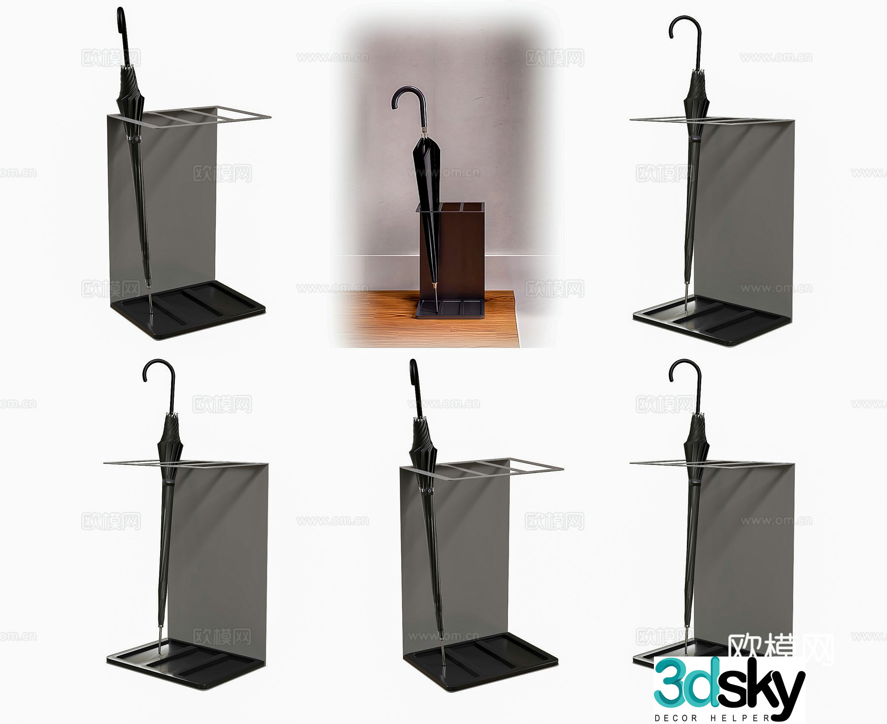 Modern umbrella stand hall umbrella stand door umbrella stand public umbrella stand umbrella storage stand 3D model