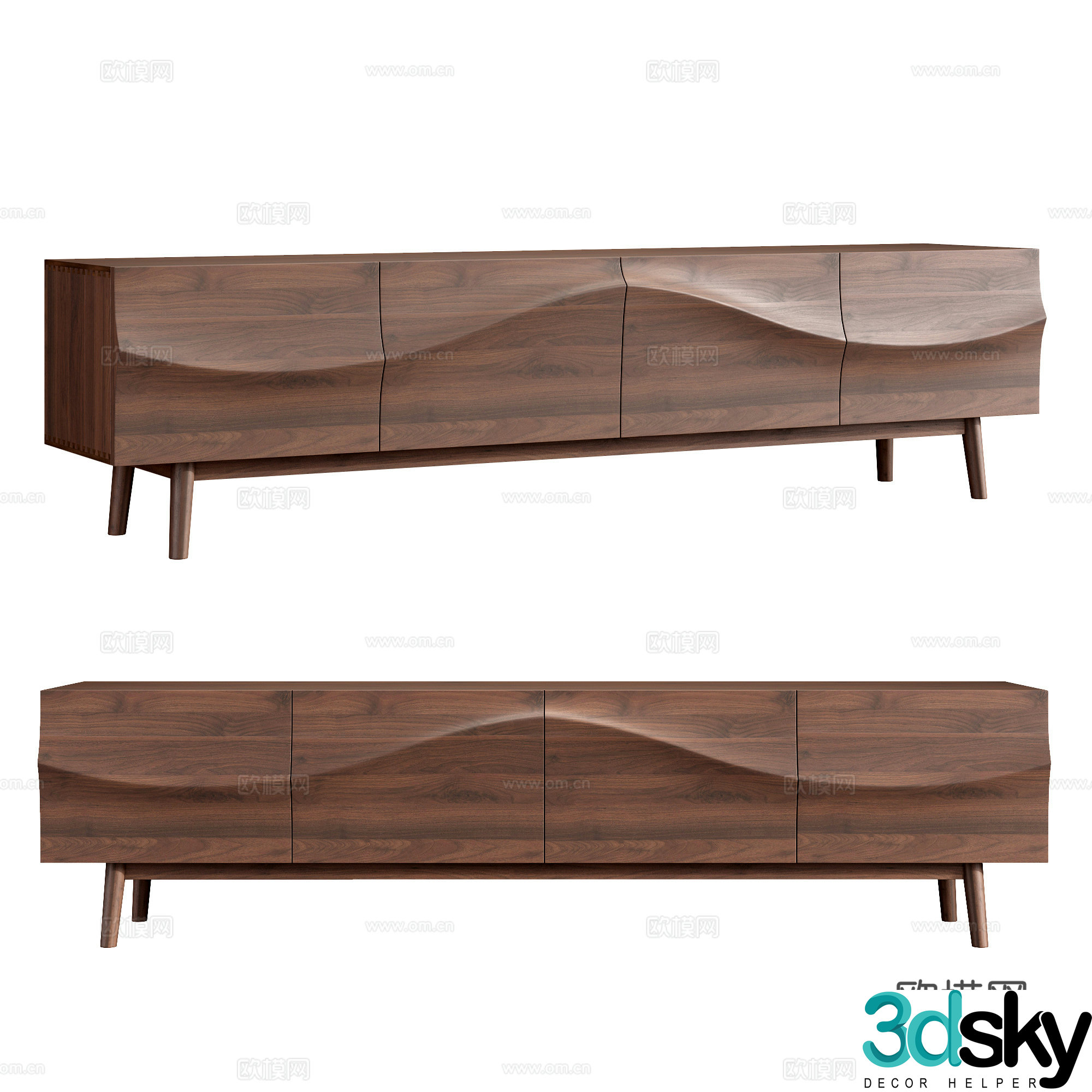 Modern TV cabinet 3d model
