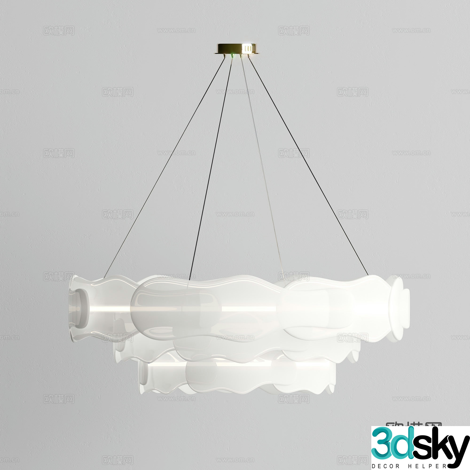 Lamps Chandelier Lighting Decorative Lights 3D Model