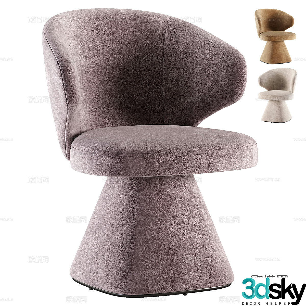 Richmond Interiors Dining Chair Gatsbi3d Model