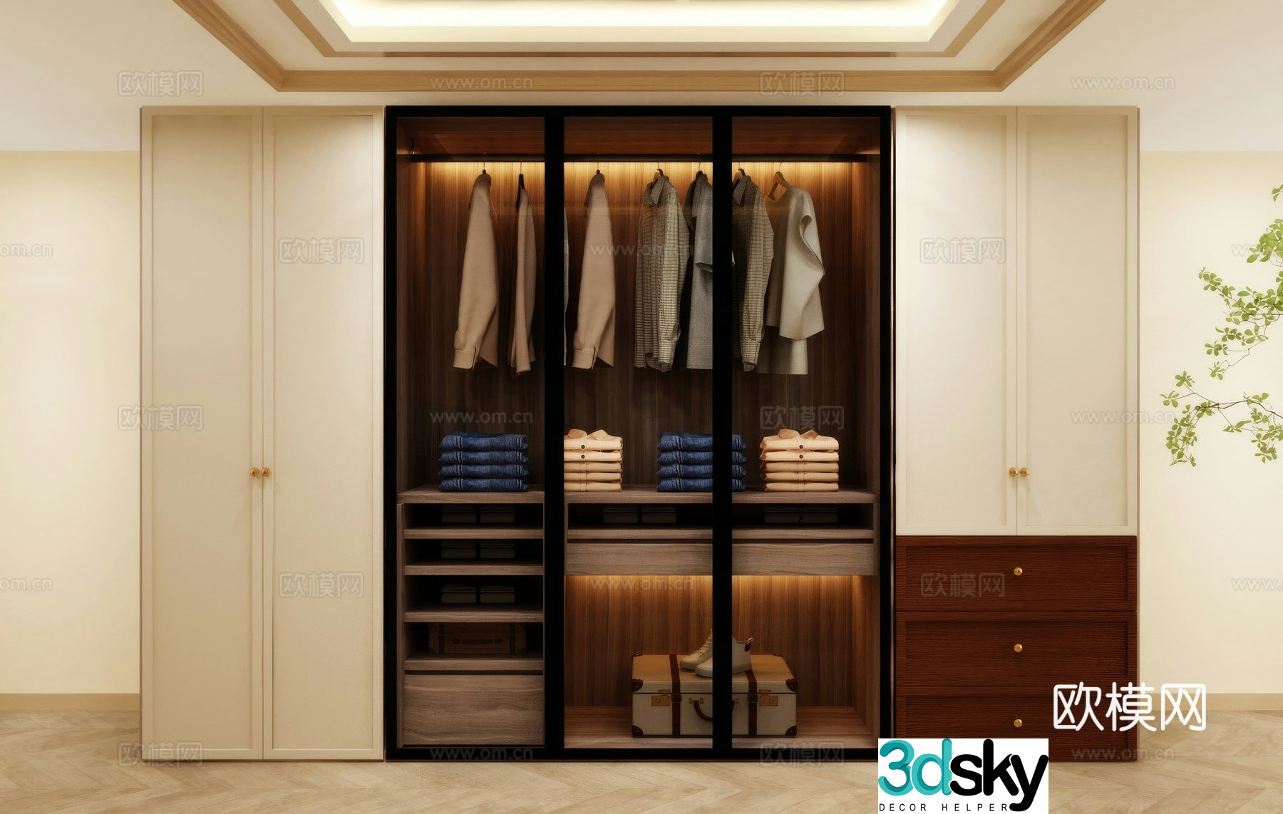 Wardrobe Design Wardrobe Wardrobe Chair Bedroom Wardrobe Hotel Wardrobe 3D Model