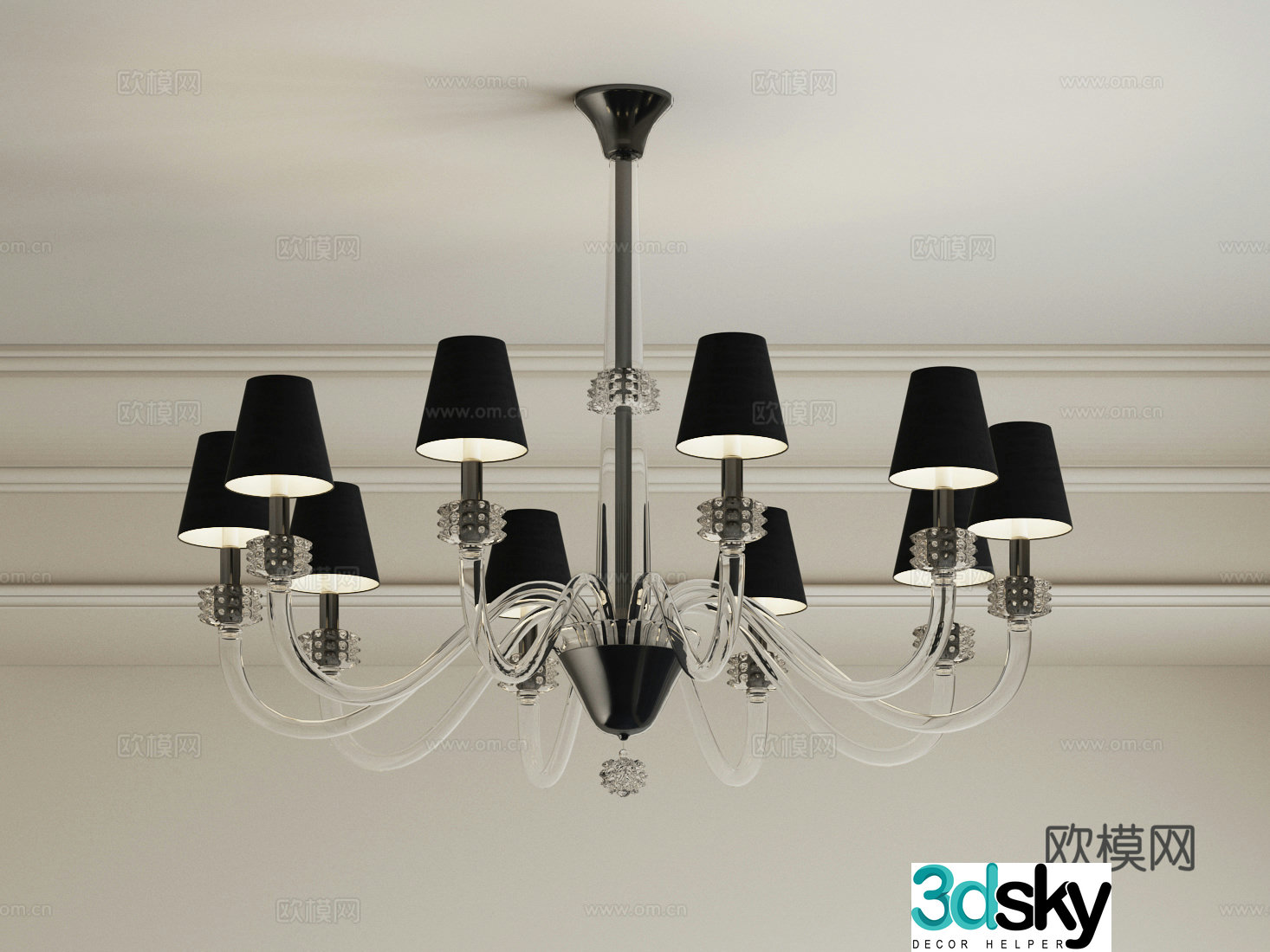 Chandelier Italian Chandelier Modern Chandelier 3D Model