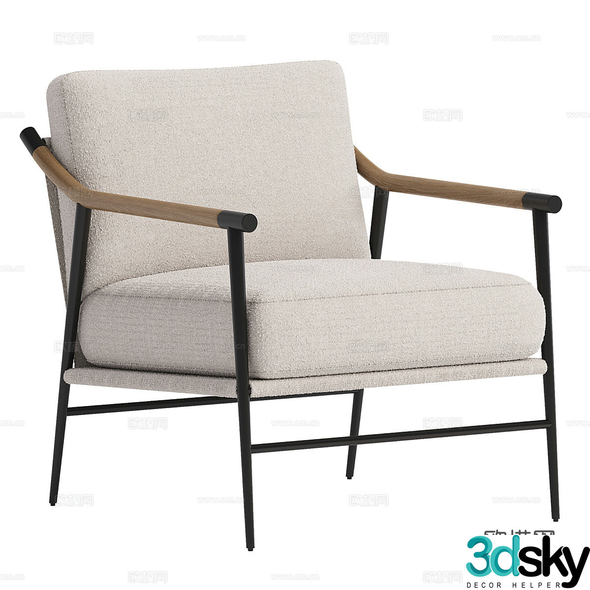 Grass leisure chair 3d model