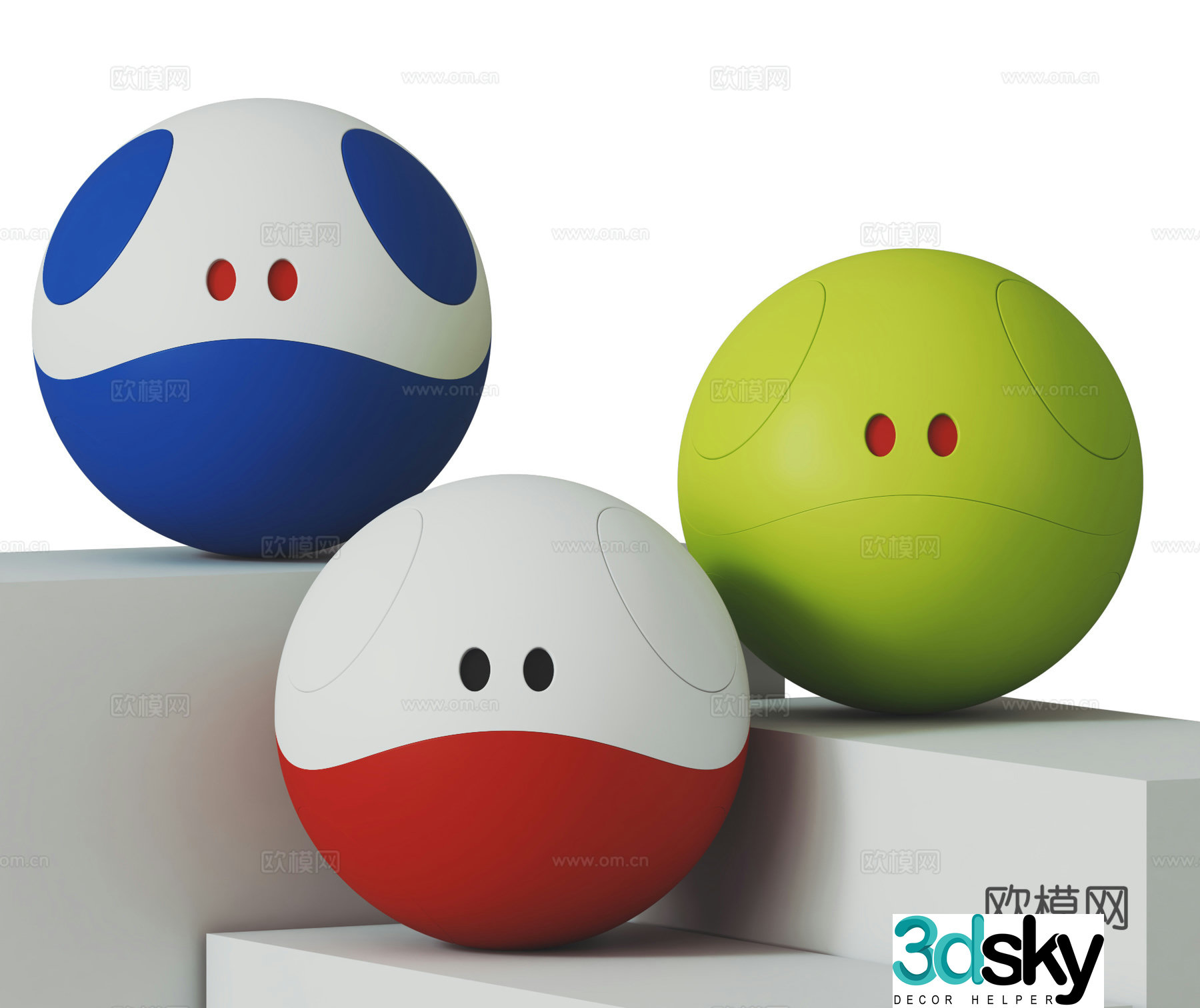 Modern toy 3d model