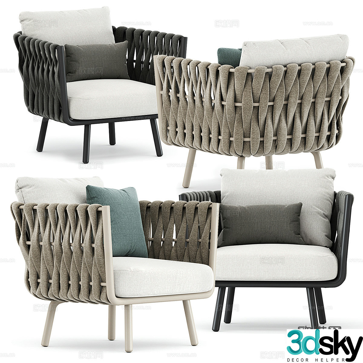 Leisure chair 3d model