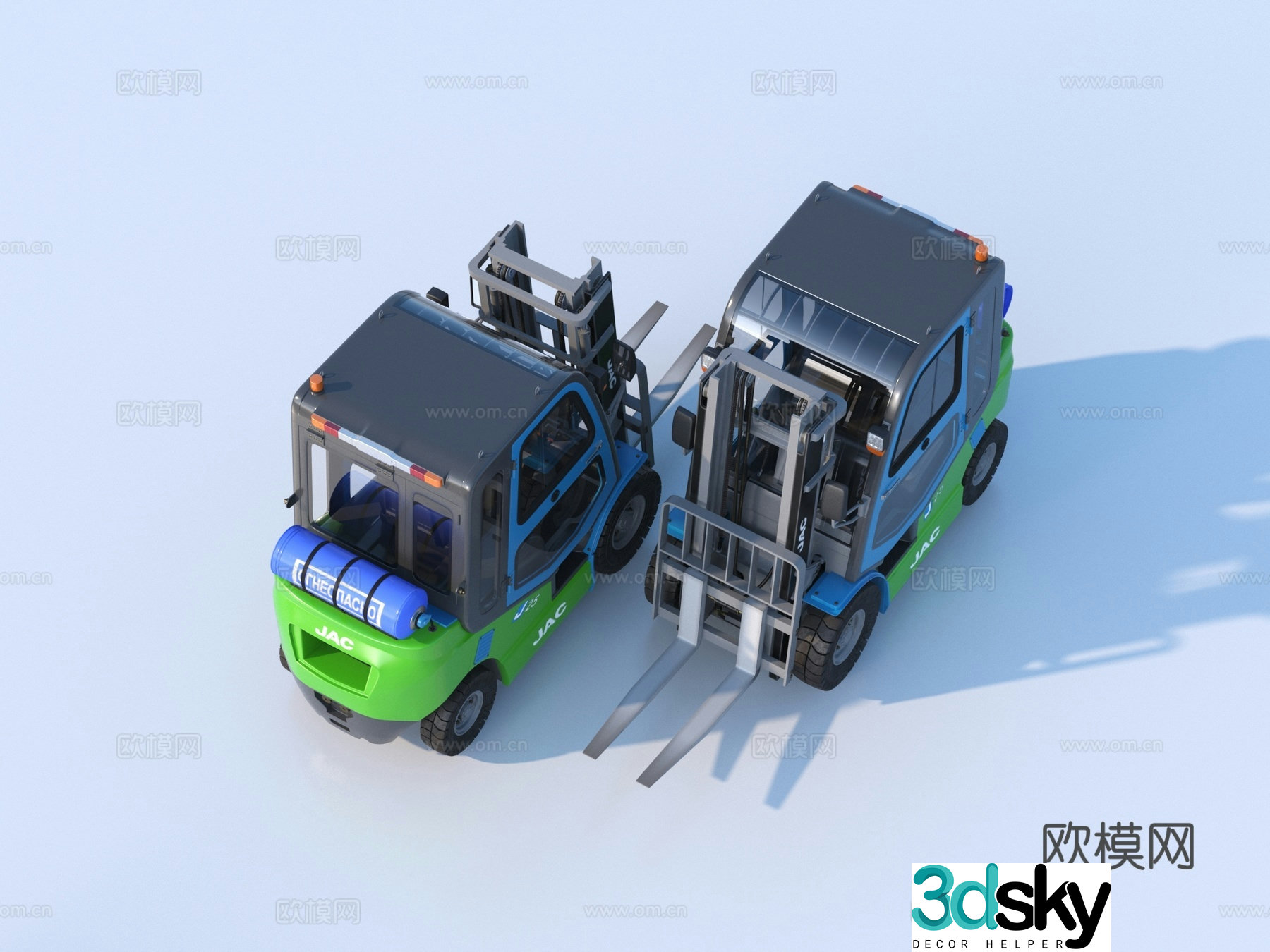 Forklift Pallet Truck Pallet Truck 3D Model