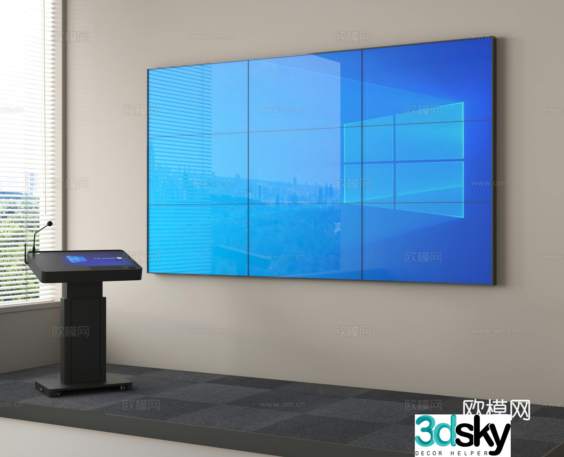 Lecture speech display explanation screen explanation platform 3D model