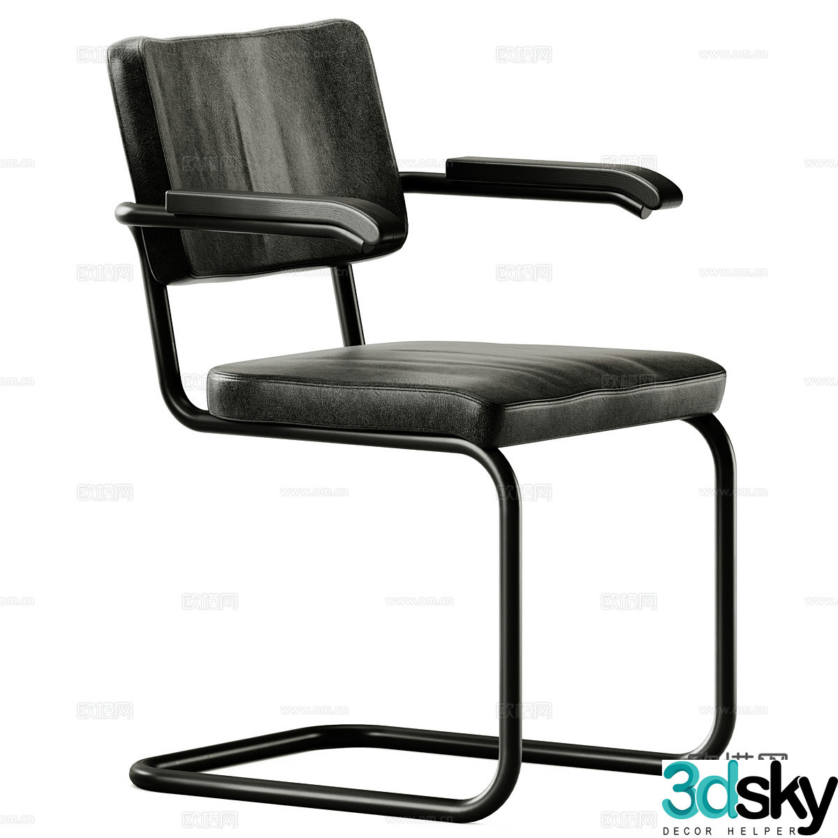 Modern Thonet Chair 3d Model