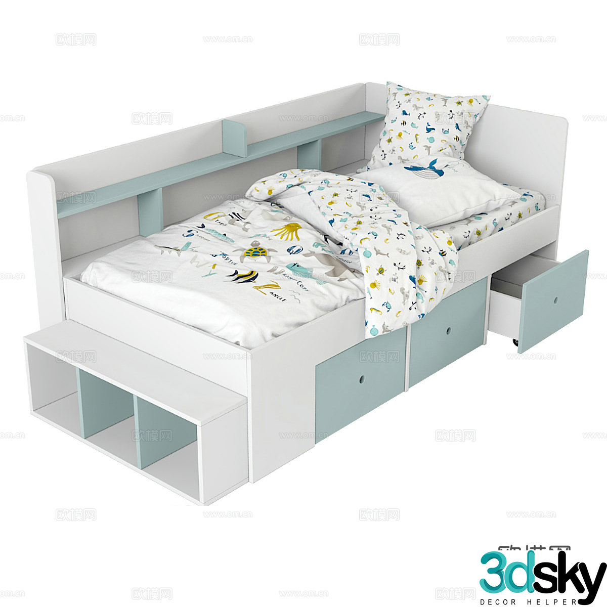 Children’s bed 3d model