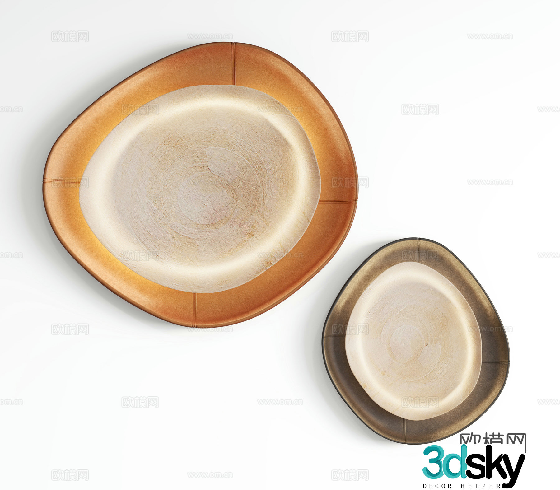 Modern special-shaped wall lamp 3d model