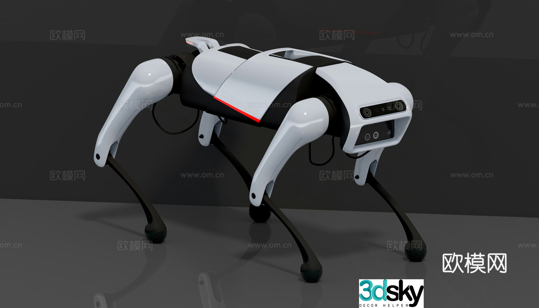 Robot dog 3d model