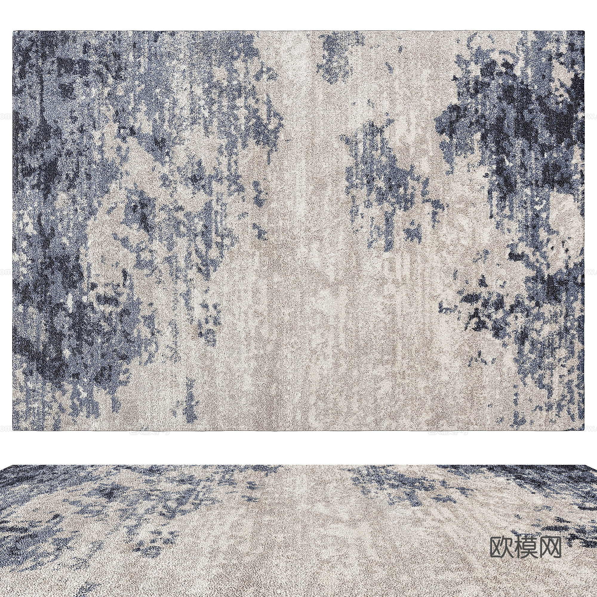 Modern carpet 3d model