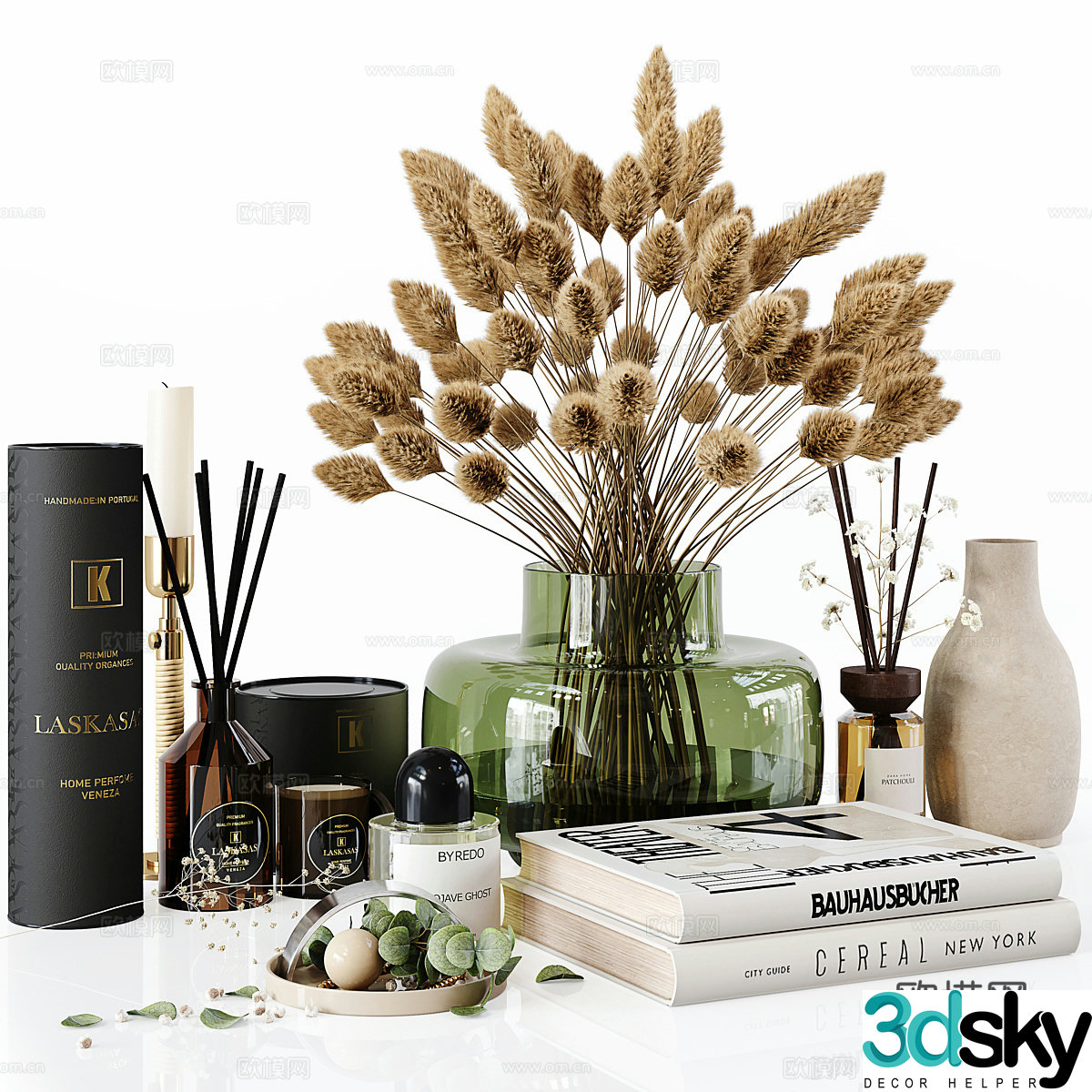 Modern jewelry ornament combination 3D model