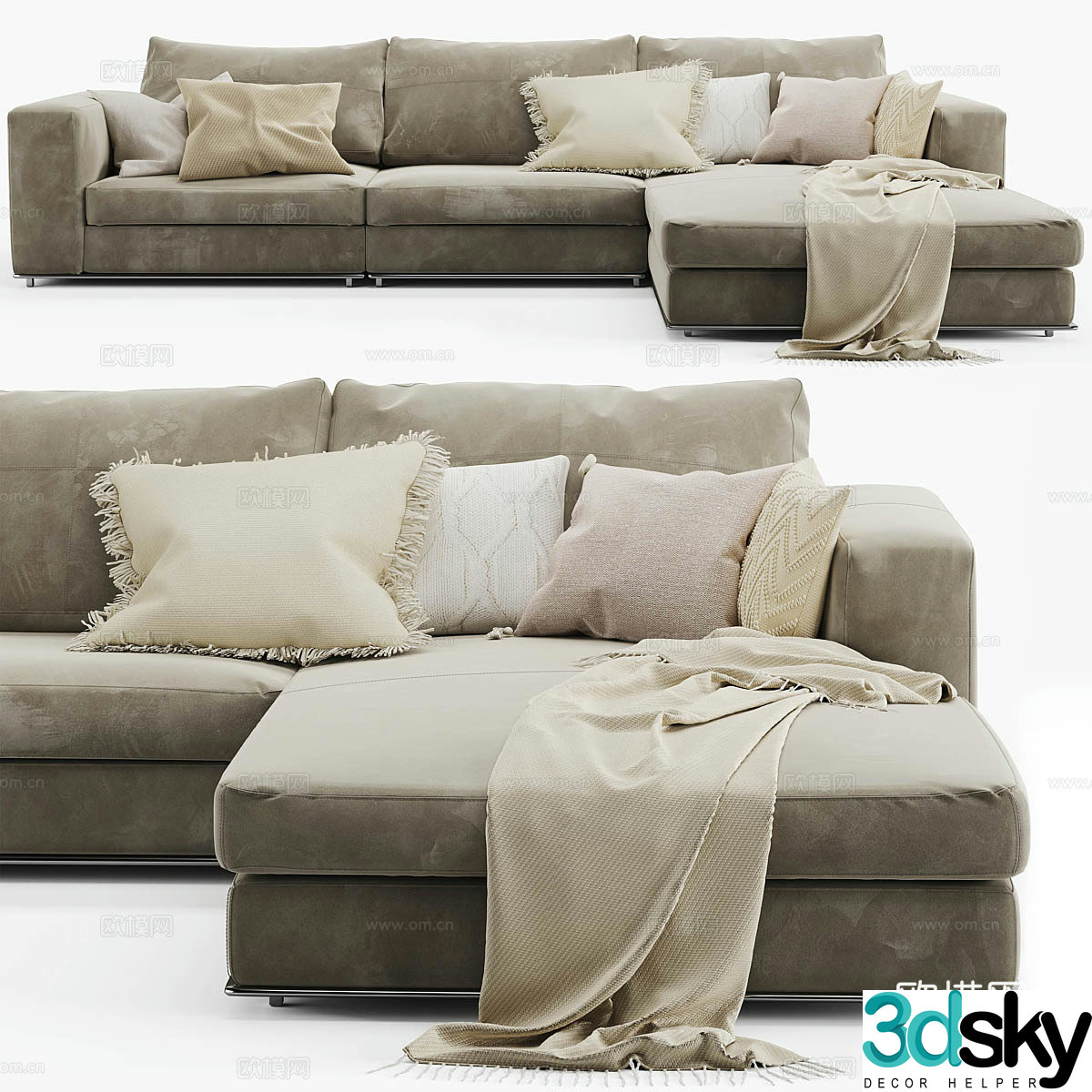 Corner sofa 3d model