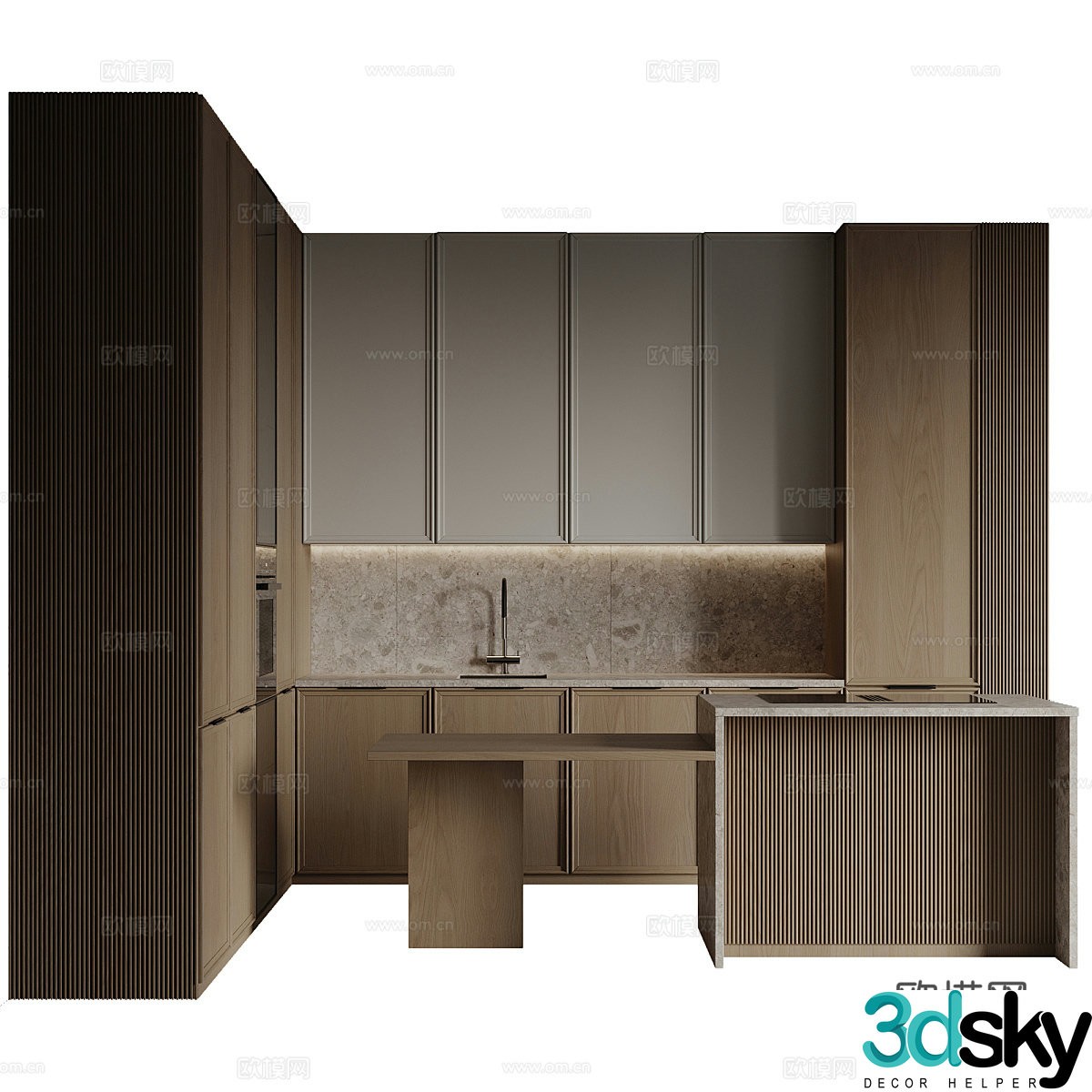 Kitchen Cabinet 3d Model