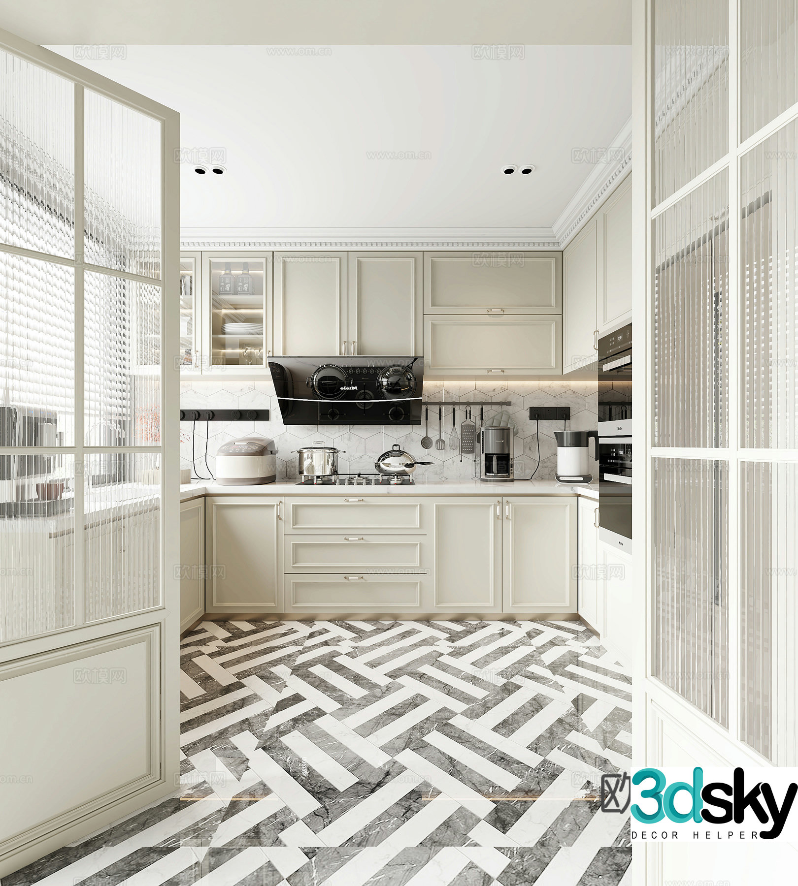 French kitchen 3d model
