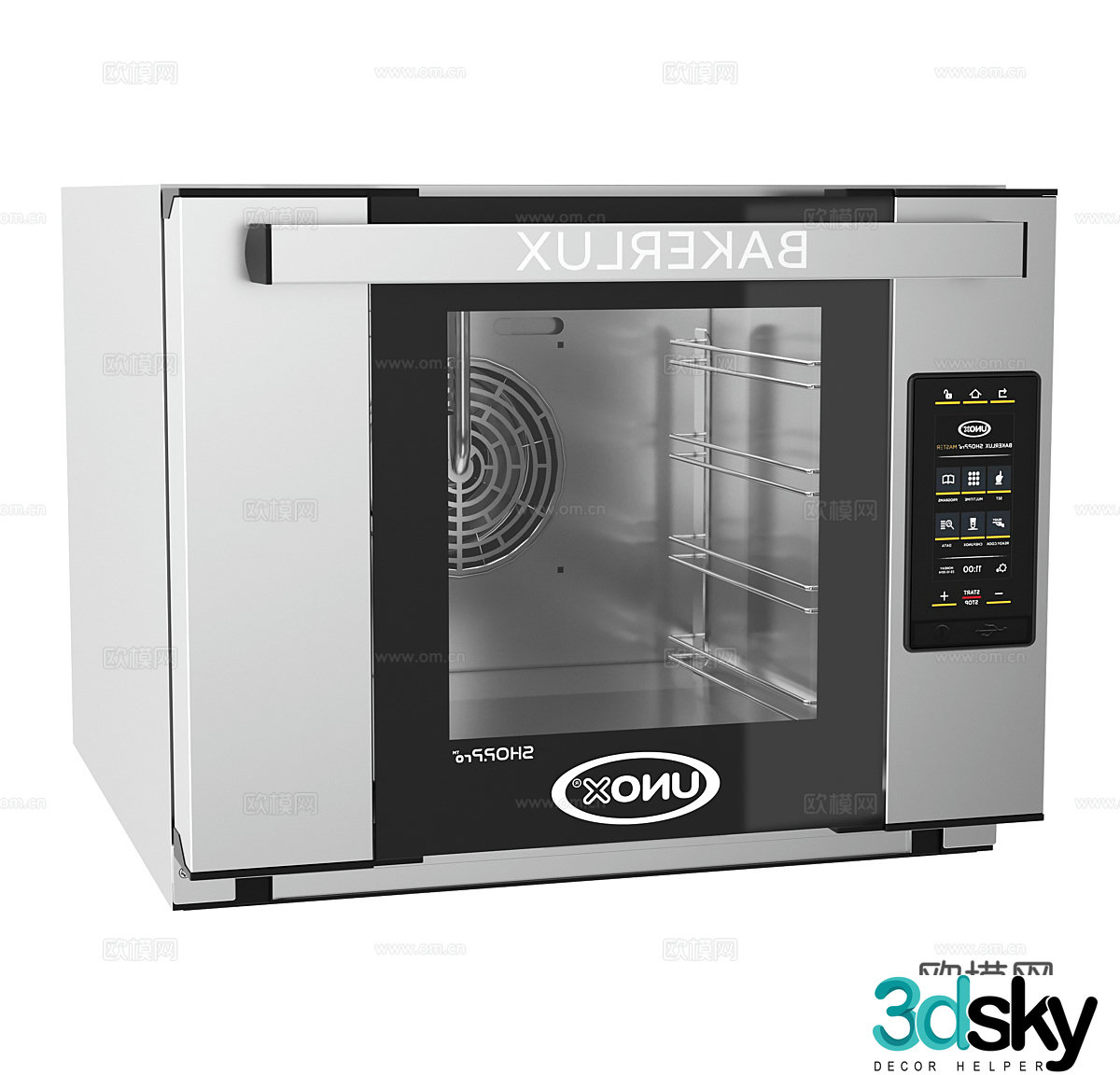 Smart oven microwave oven disinfection cabinet daily household appliances kitchen appliances 3D model