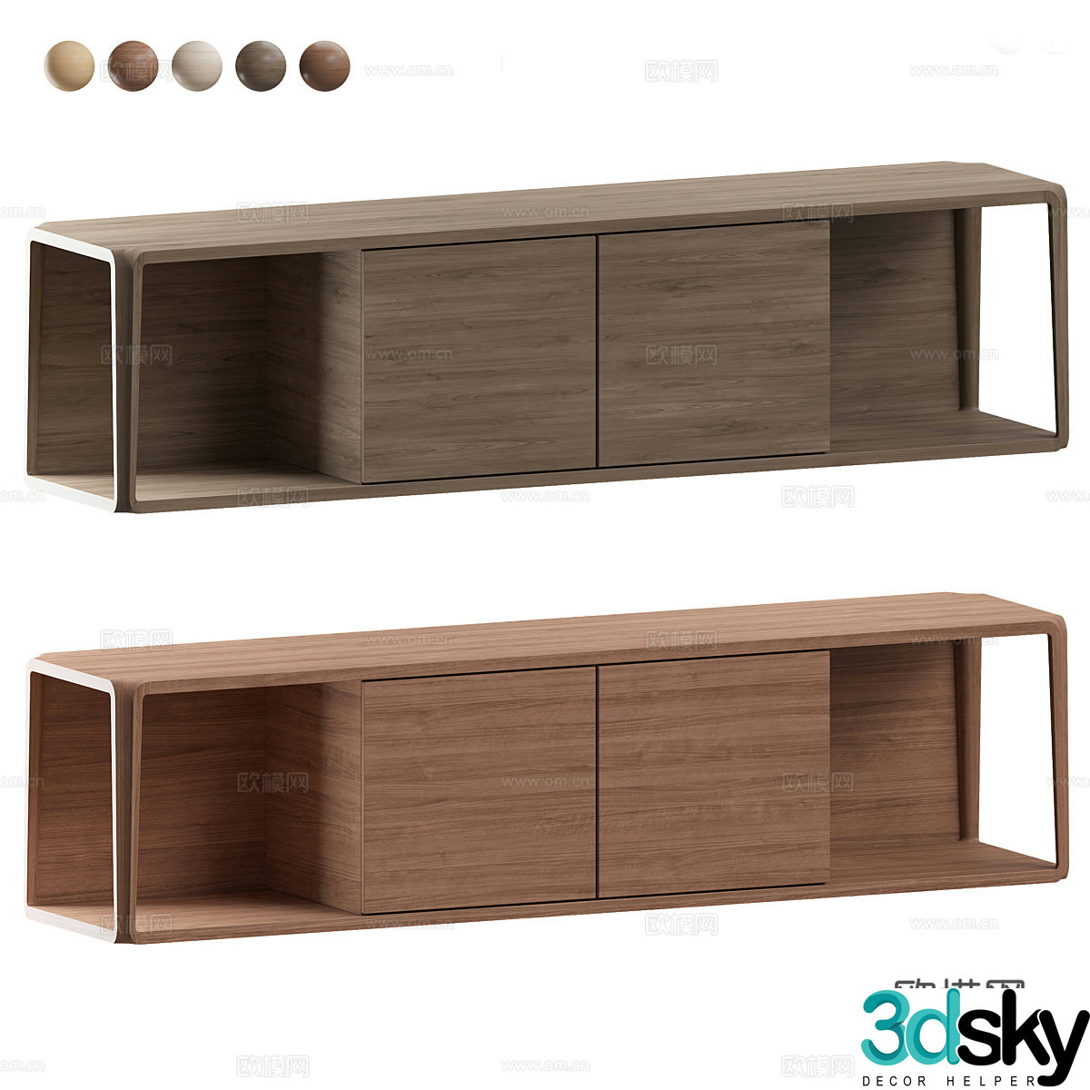 New Chinese TV cabinet 3D model