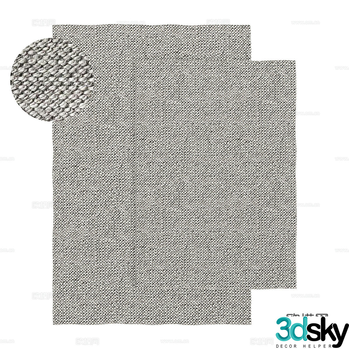 IKEA VOKSLEV Carpet 3D Model
