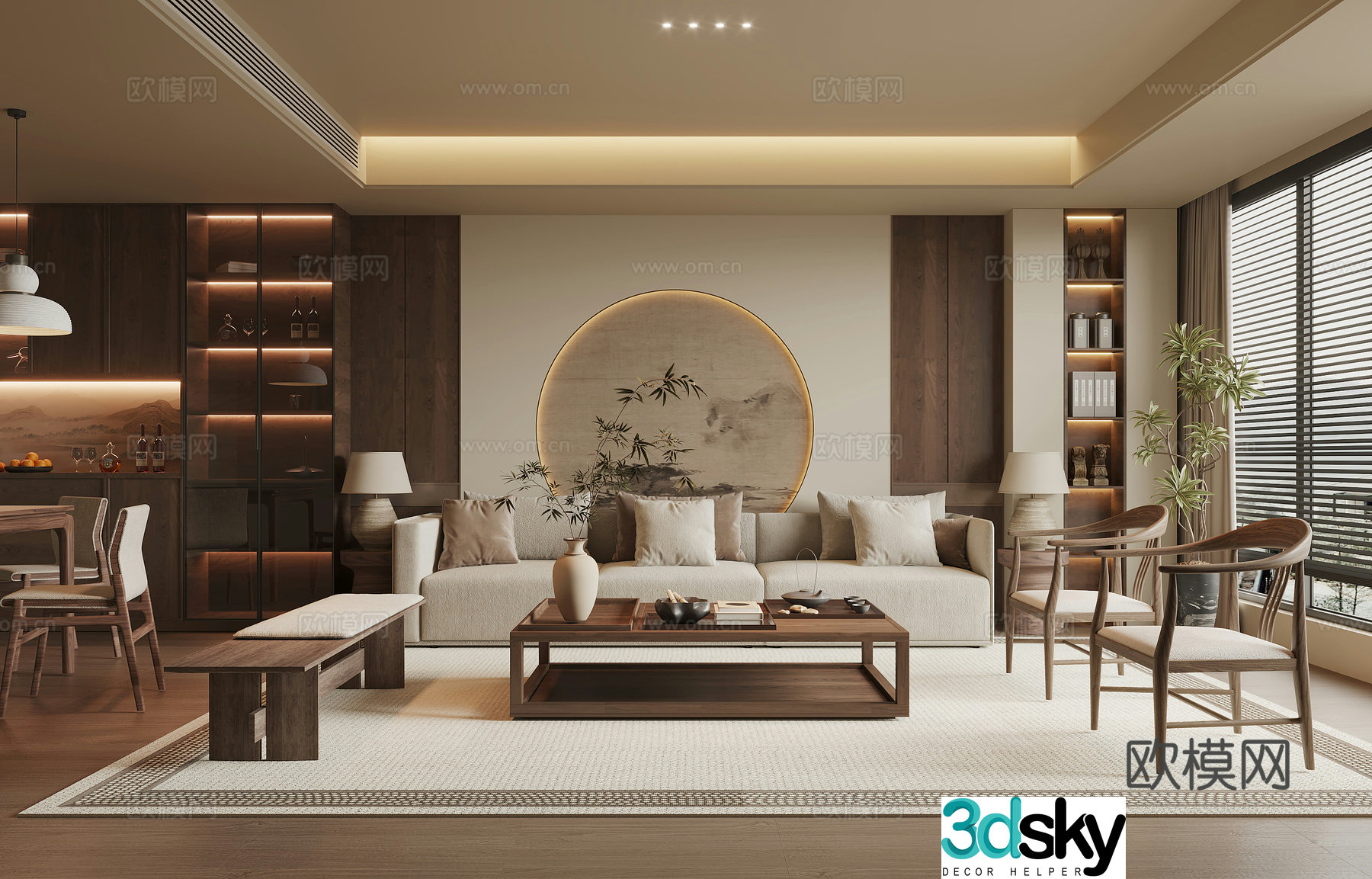 Song style restaurant 3D model