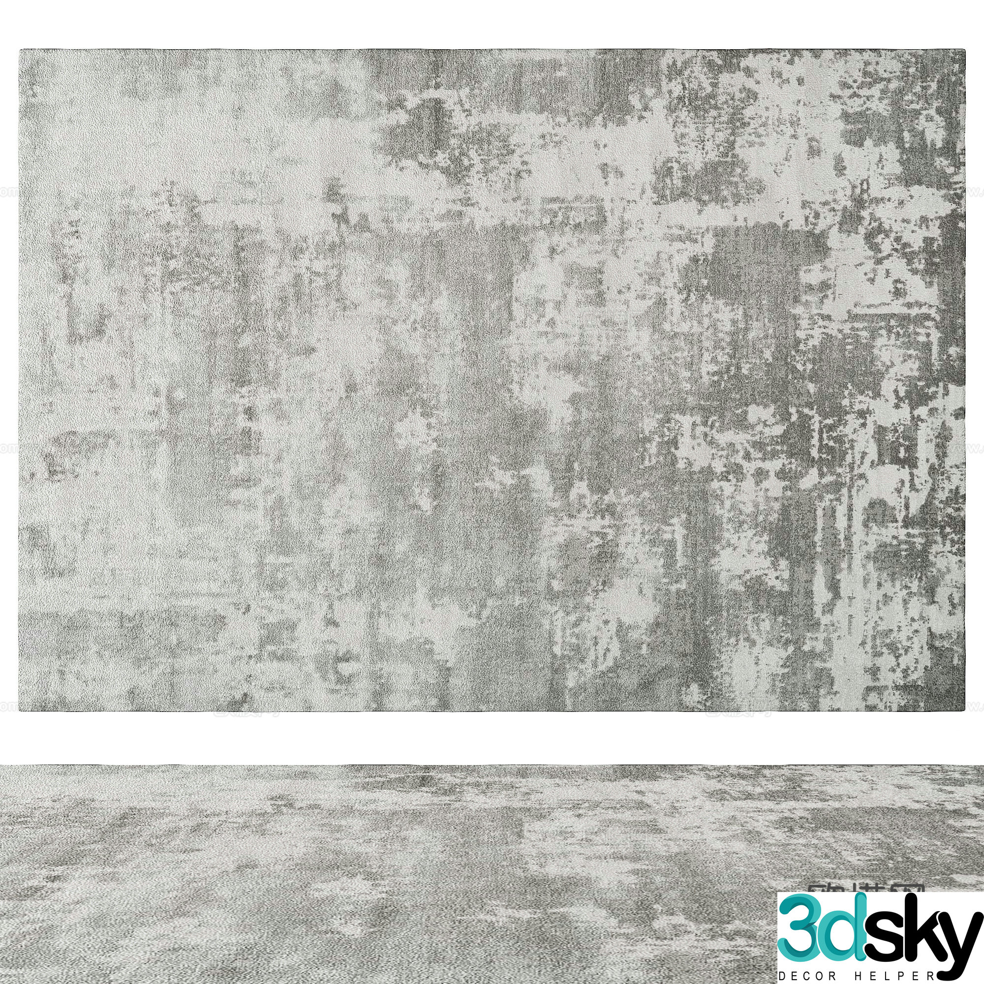 Modern carpet 3d model