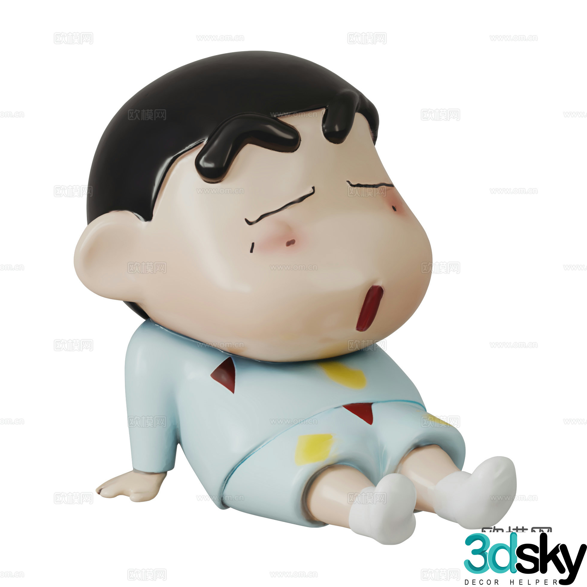 Modern doll 3d model