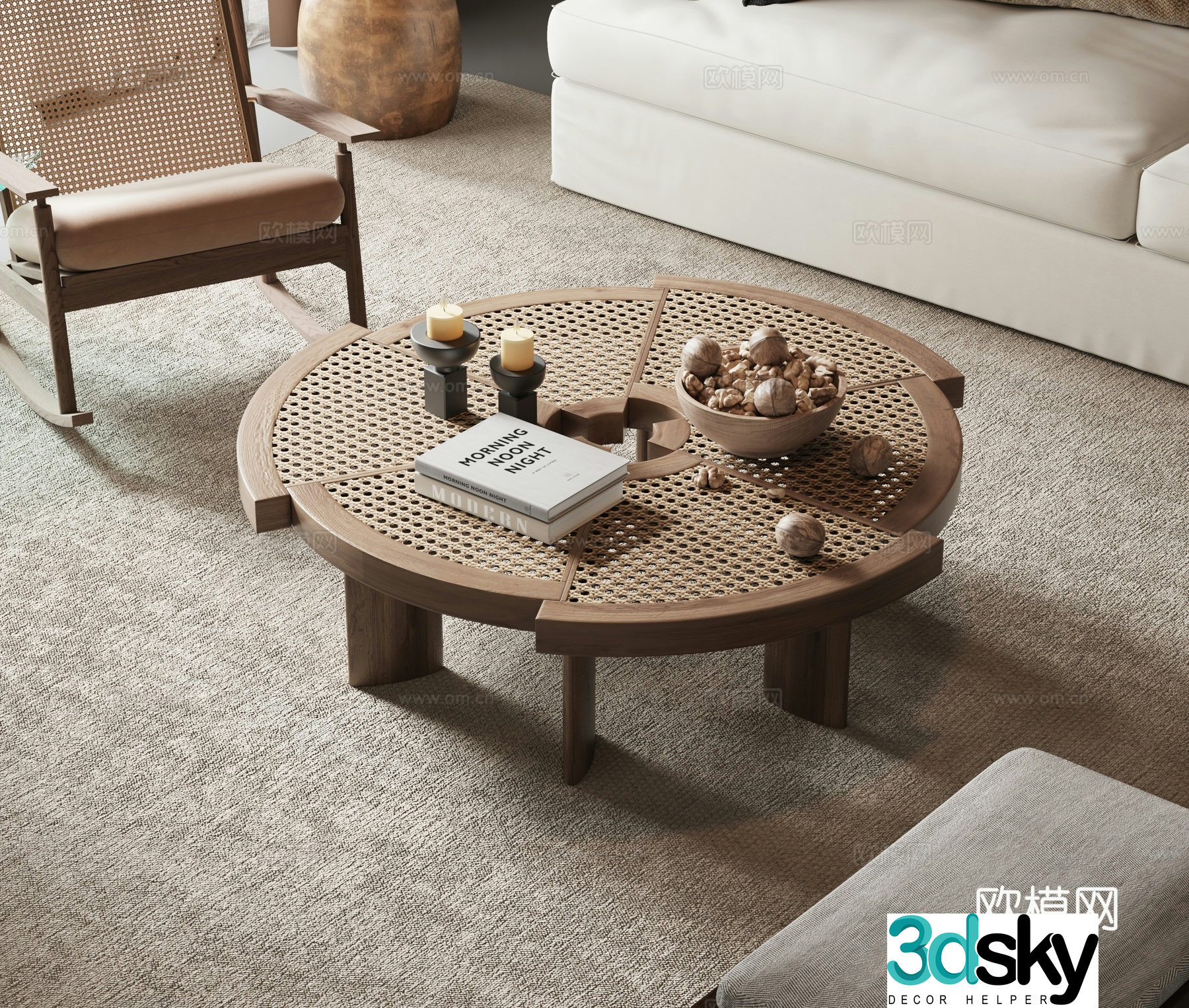 Wasabi coffee table 3D model