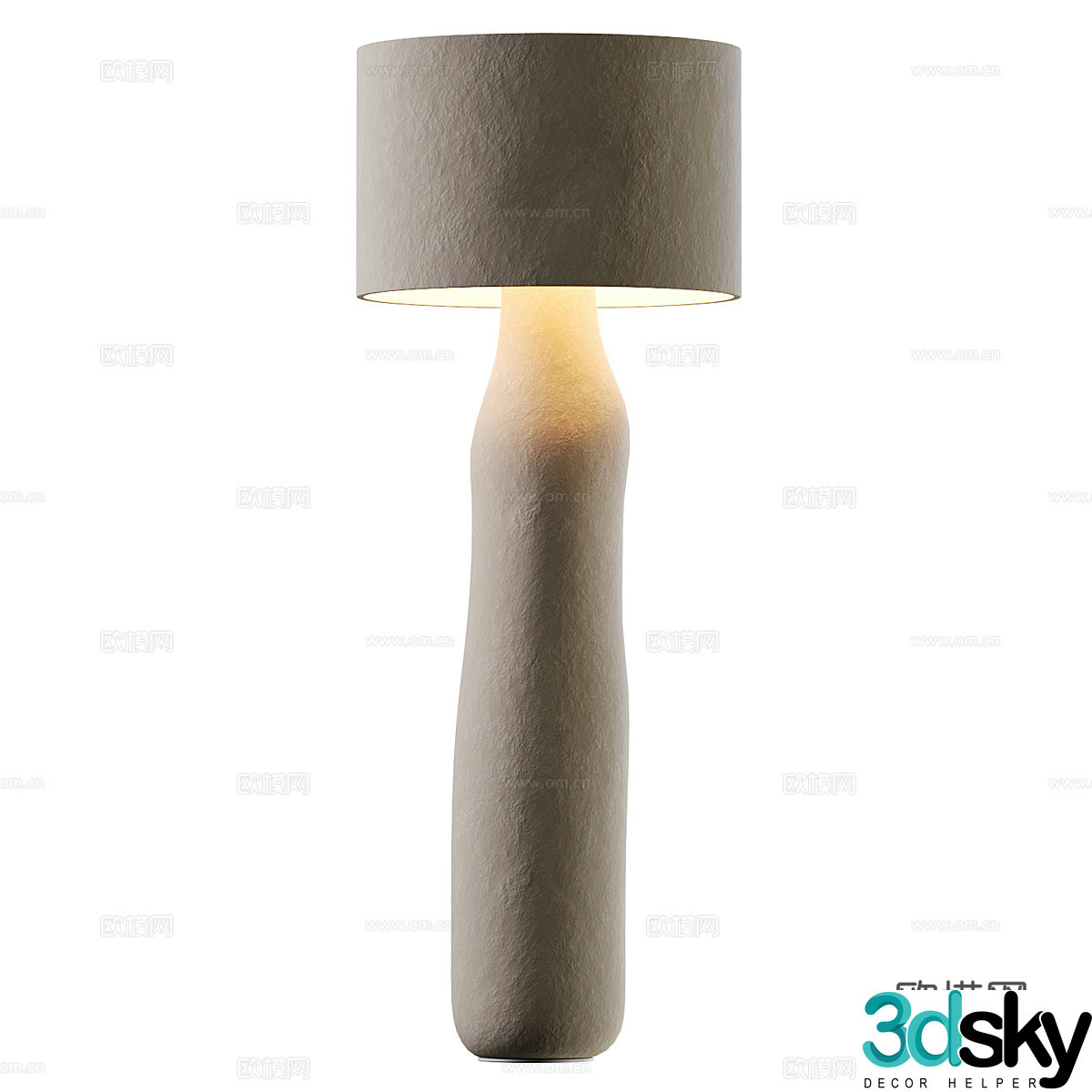 Wai Sad Floor Lamp 3D Model