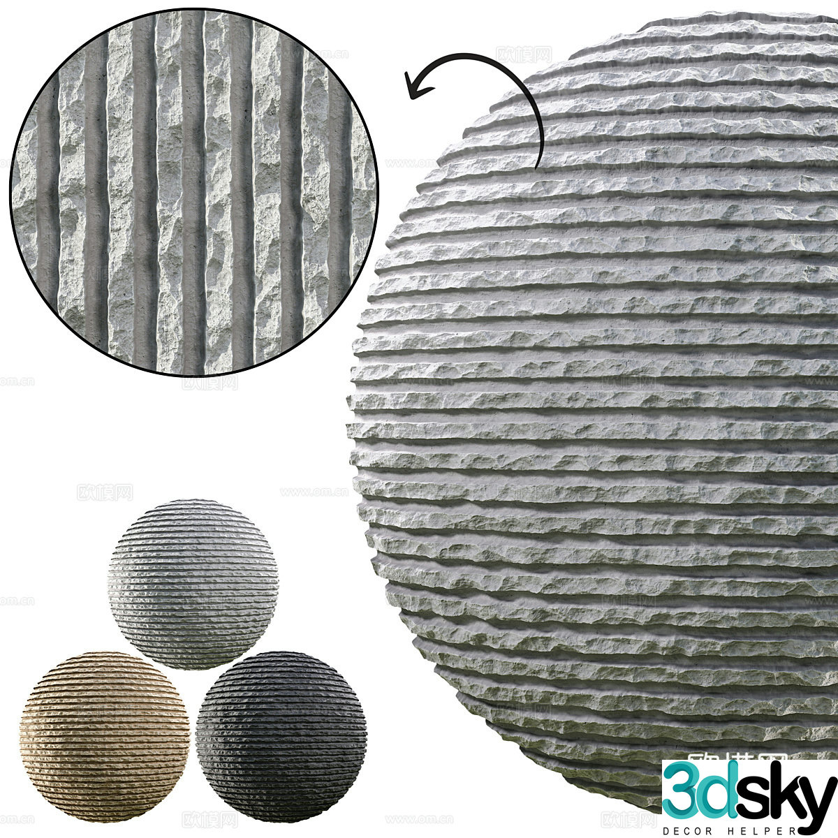 New Chinese style exterior tiles 3D model