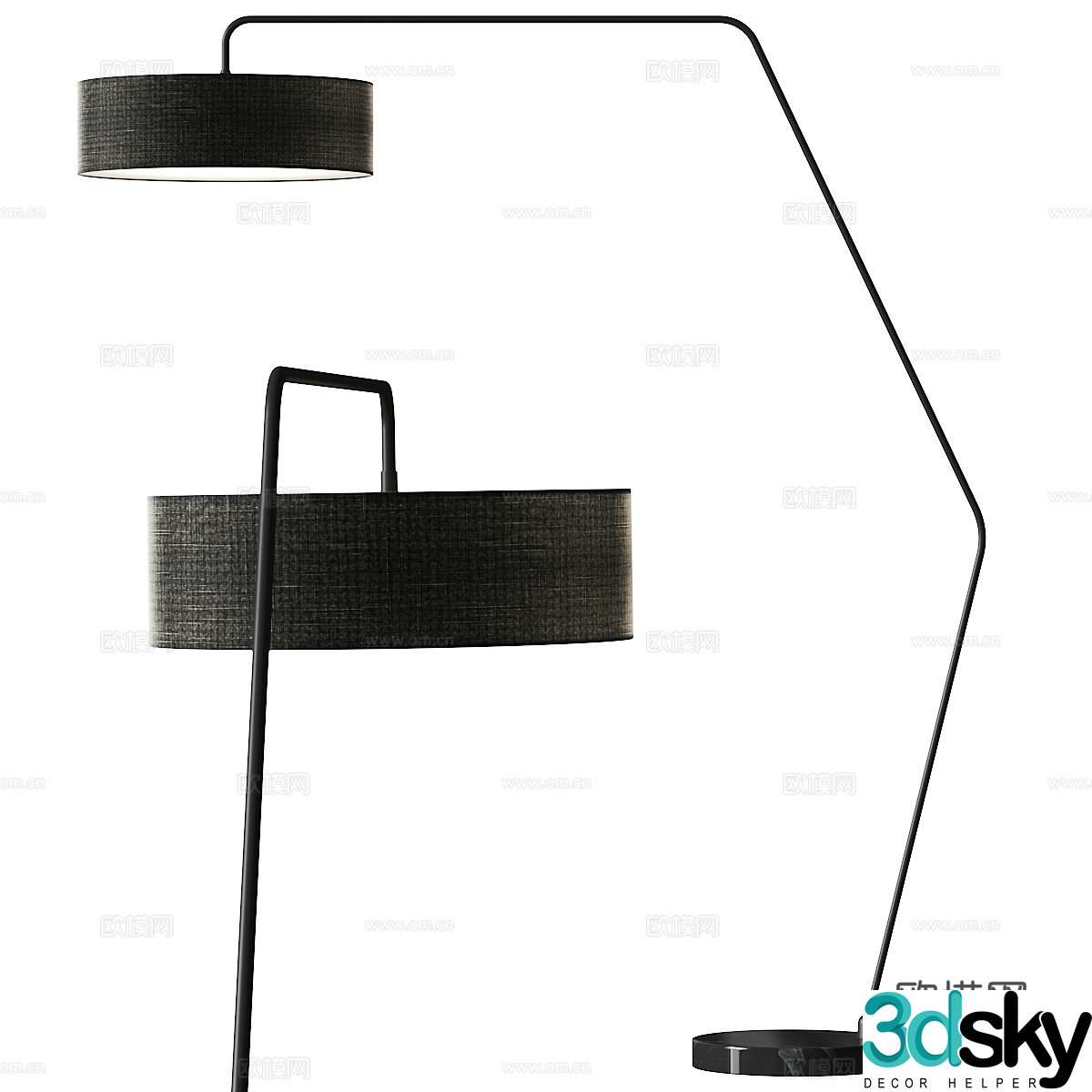 Floor lamp 3d model