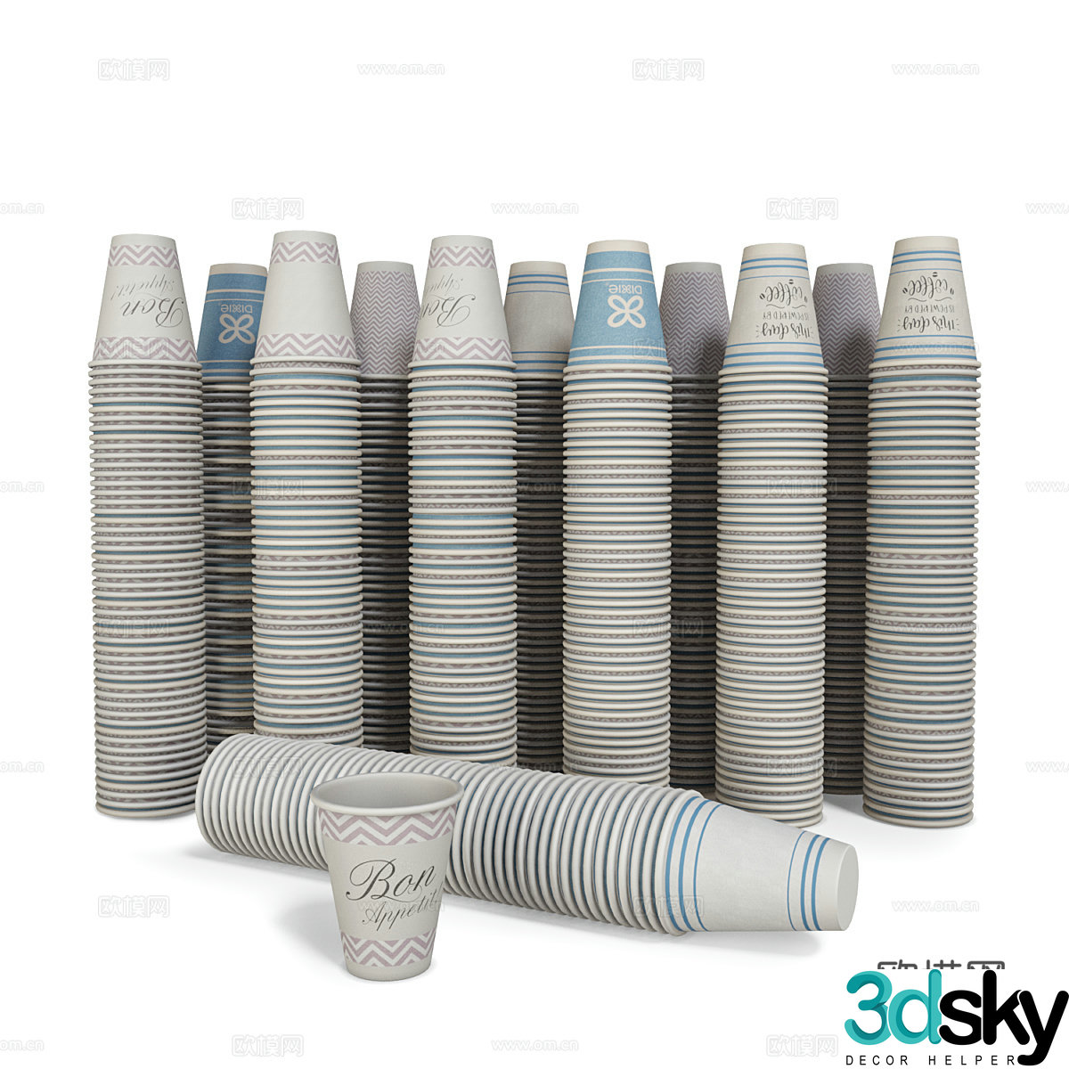 Paper cup 3d model