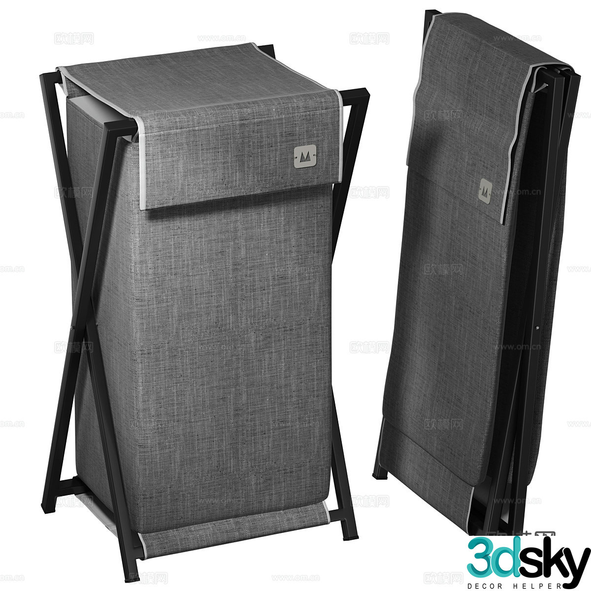 Laundry basket storage basket 3D model