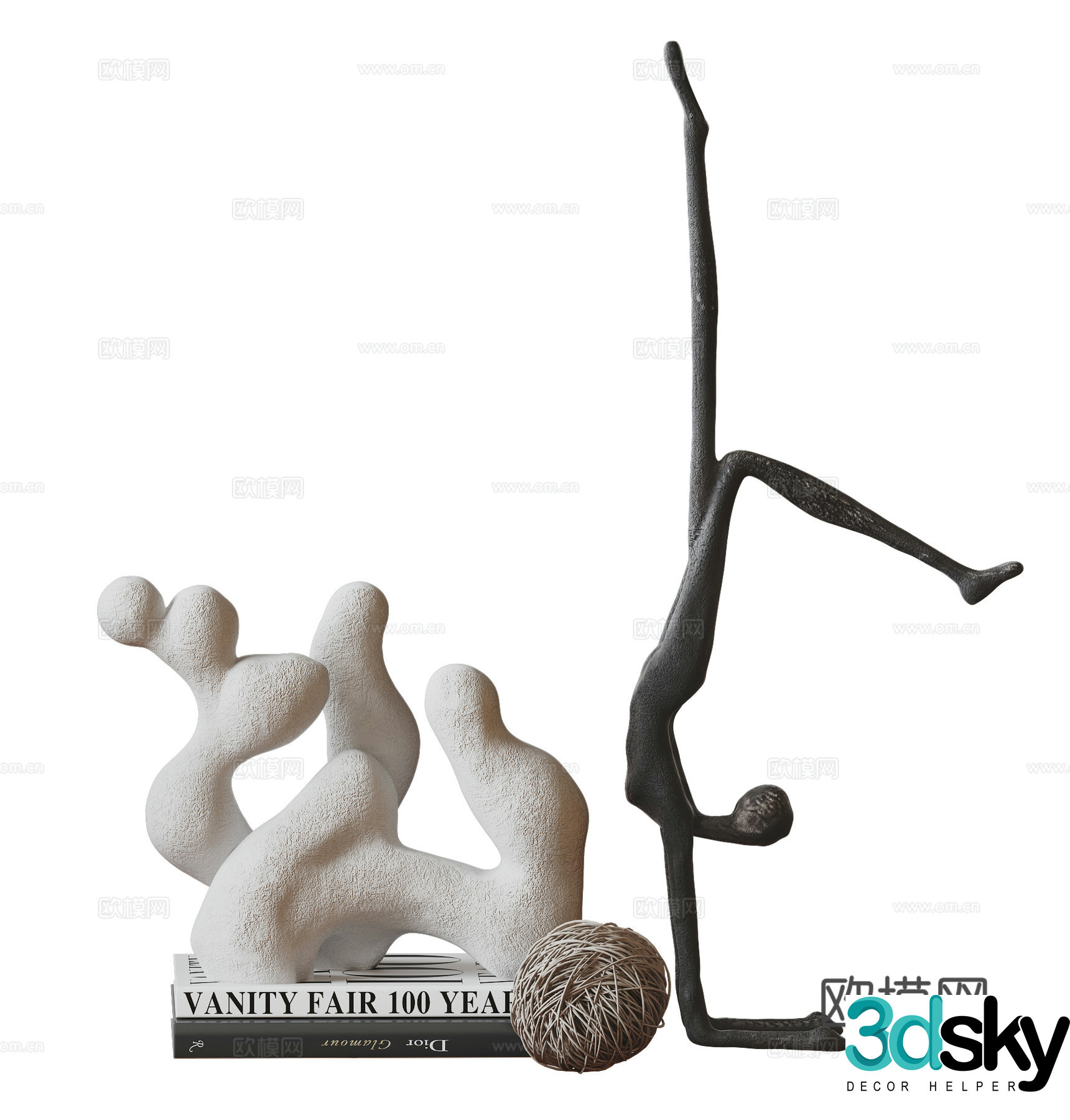 Modern sculpture 3d model