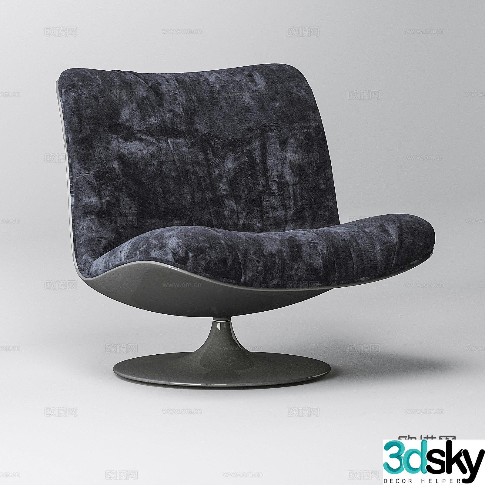Modern leisure chair 3d model