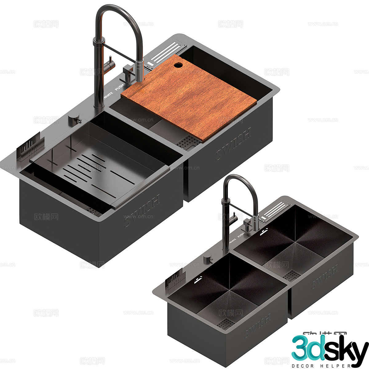 3D model of washing basin