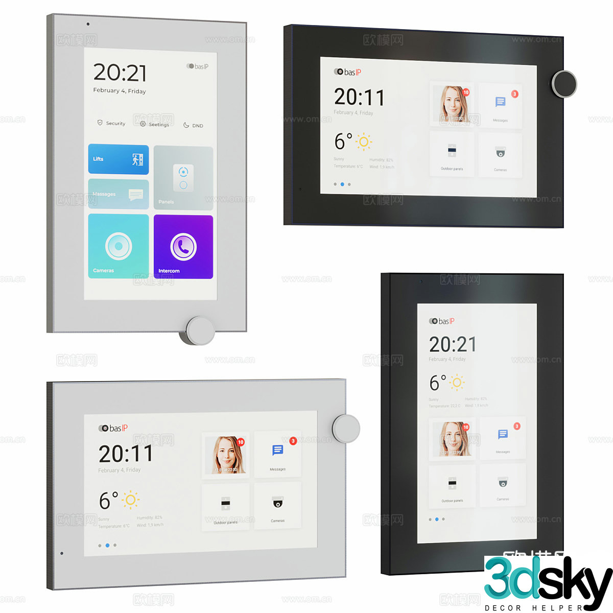 Visual Intercom 3D Model