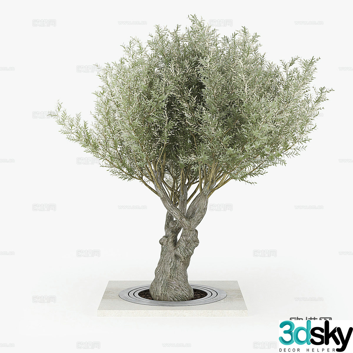 Landscape tree 3d model