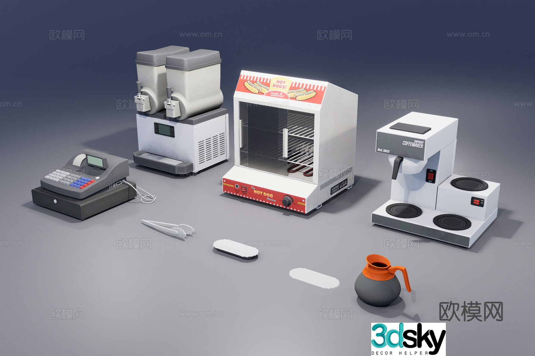 Electrical combination 3D model