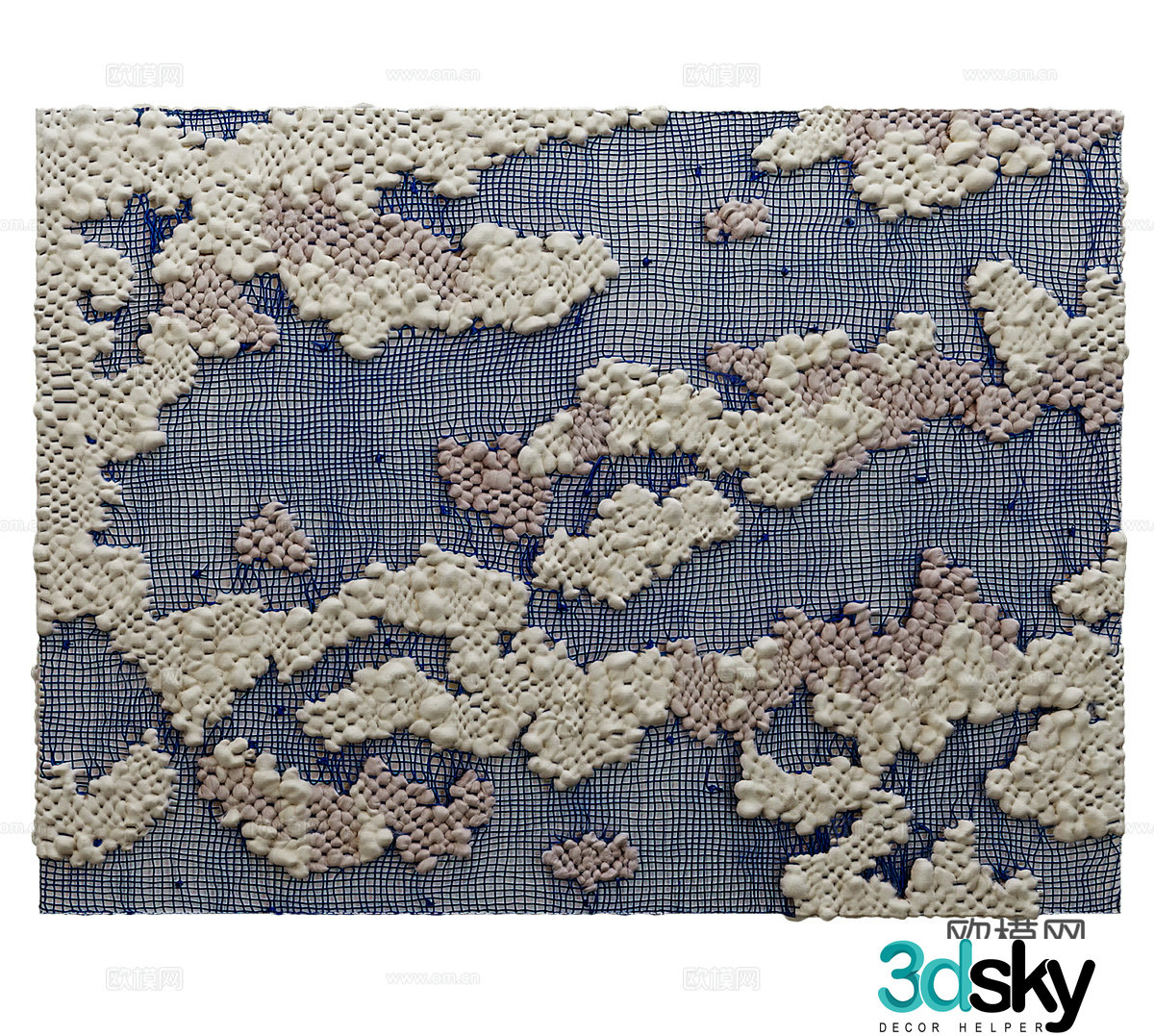 Decorative background wall modeling background wall cultural wall creative background wall special background wall entrance 3d model