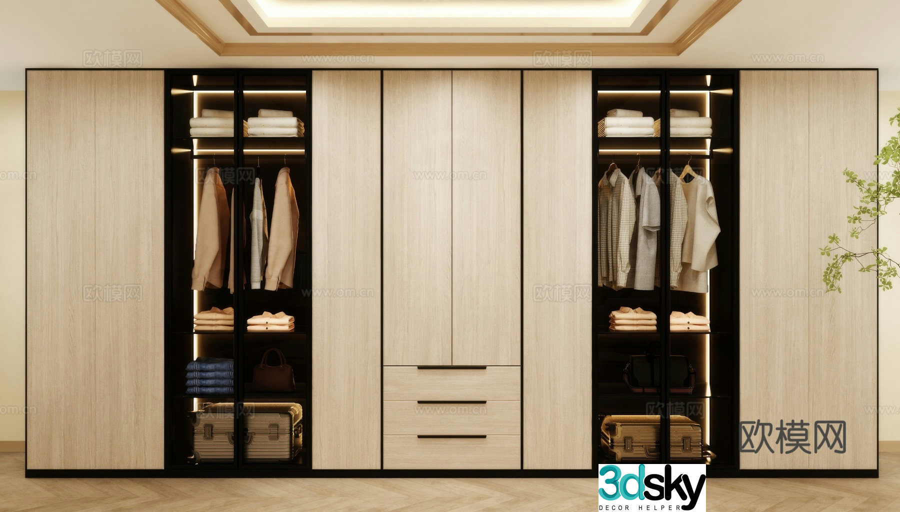 Wardrobe Design Wardrobe Wardrobe Chair Bedroom Wardrobe Hotel Wardrobe 3D Model